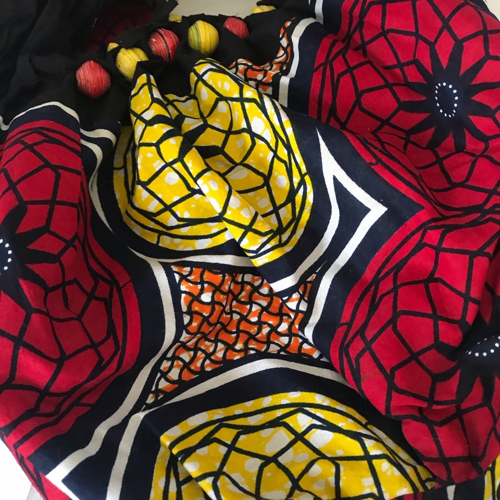 African Print Hobo Bag